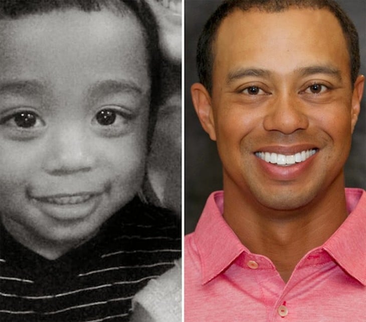 Bebé parecido a Tiger Woods 
