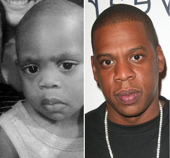 Bebé parecido al famoso Jay Z 