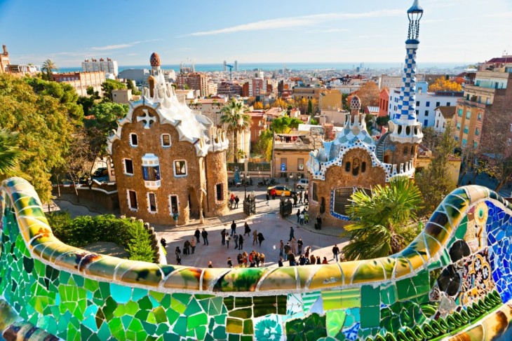 Parque Güell en España 