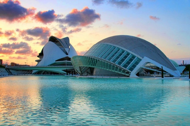 ciudad de las artes y las ciencias en Valencia 