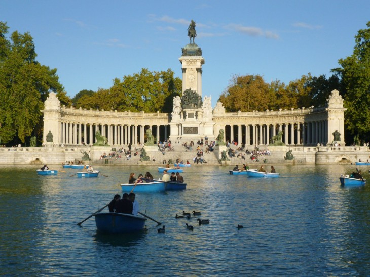 Parque El Retiro en Madrid 