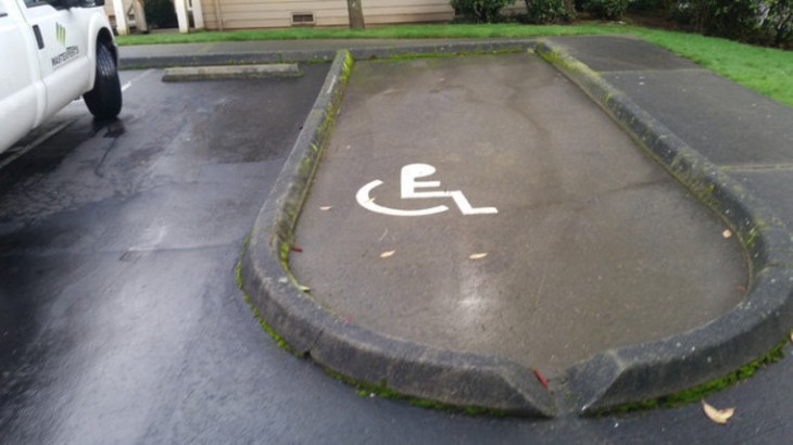 Estacionamiento para personas discapacitadas 