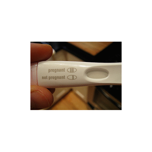 prueba de embarazo da positivo
