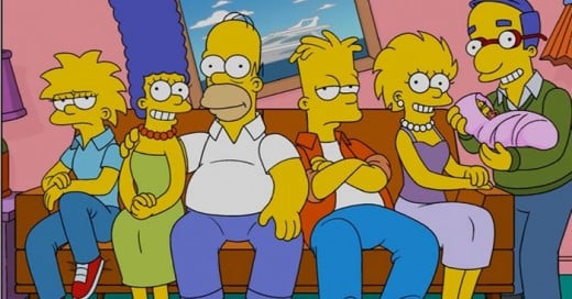 como se verian los simpson si envejecieran año con año