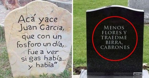 epitafios y frases graciosas en tumbas