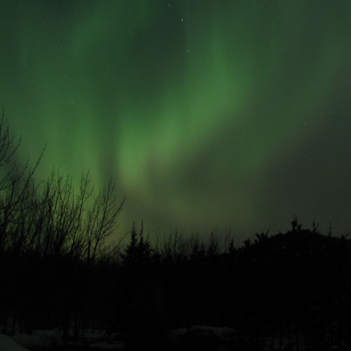 auroras boreales en Canadá