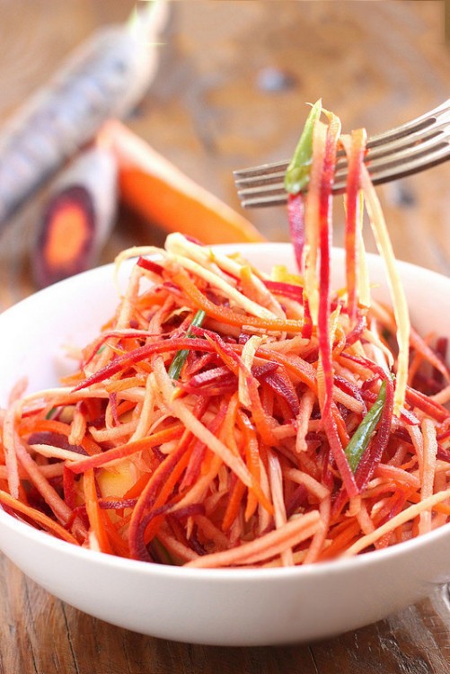 ensalada de lechuga zanahoria