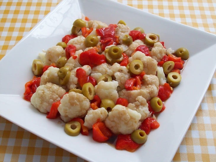 ensalada de coliflor