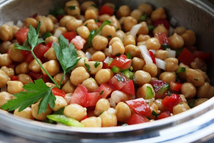 ensalada de garbanzos