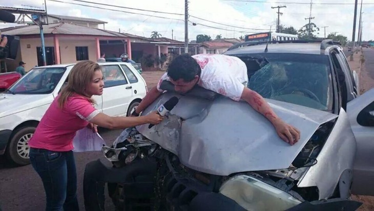 simulacro de vialidad brasil para concientizar a la población sobre el manejo adecuado de un vehiculo