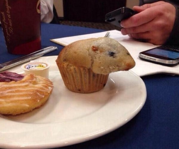 muffin en forma de hámster