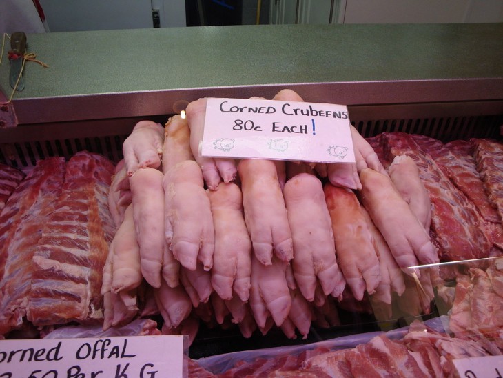 patas de cerdo cocidas a la venta