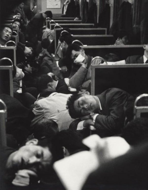 primer tren de la mañana, japon 1964