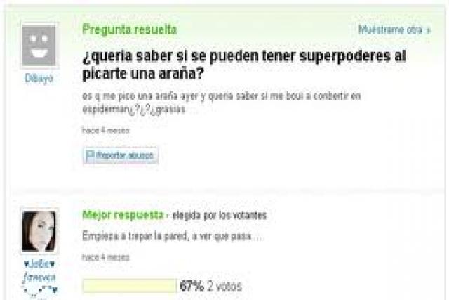 absurdas preguntas en yahoo respuestas