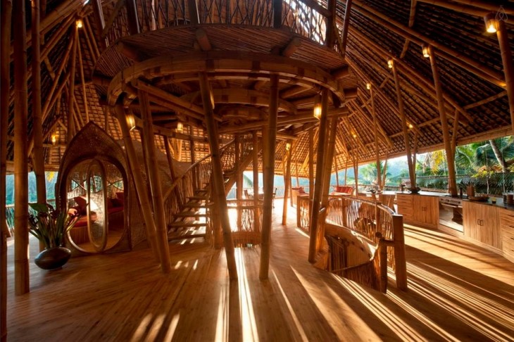 Casa de bamboo en bali