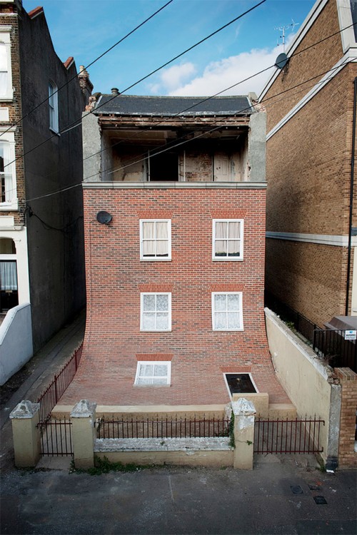 Margate, Kent, REino Unido edificio que se desliza