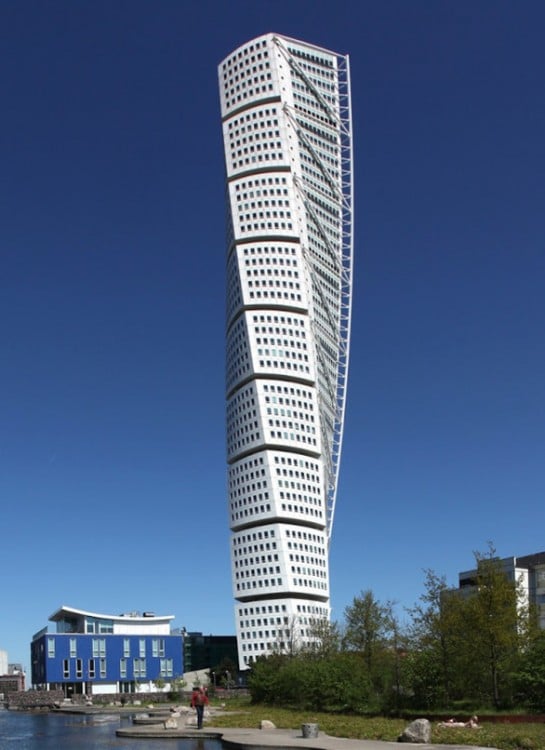 Malmo, suecia edificio que se retuerce