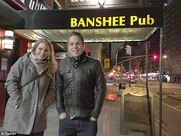 Jordan Axani y Elizabeth Gallagher en Nueva York