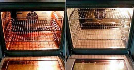 Un Horno antes y después de su uso