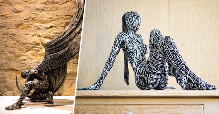 30 Bellas Esculturas Hechas De Alambre Torcido