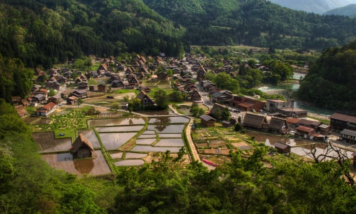  Shirakawa-go, Japón