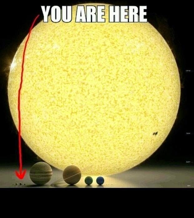 Imagen que muestra la comparación del sol con el plan eta Tierra 