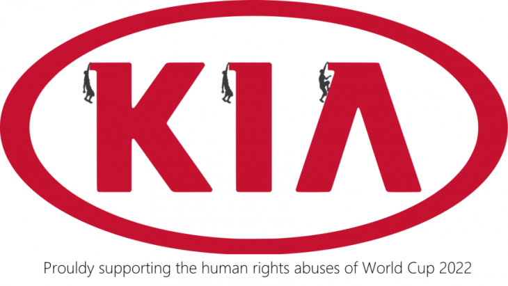 anti logos KIA mundial 2022