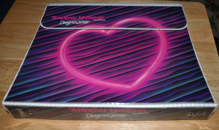 trapper keeper de corazon boga de los 80