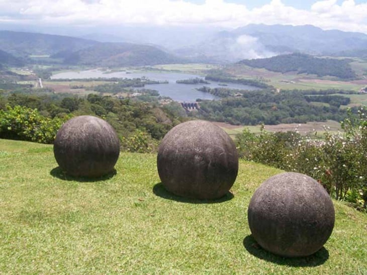 Esferas de piedra en Costa Rica 