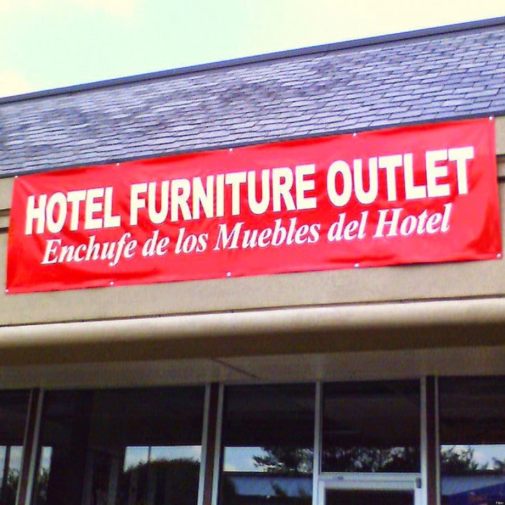 las peores ttraducciones de carteles del mundo cartel de un hotel