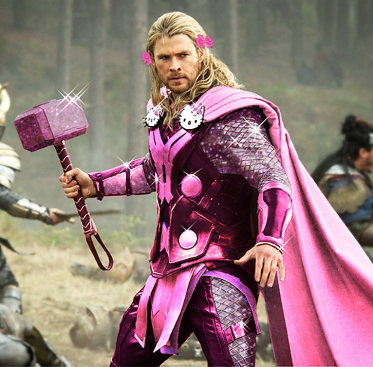 thor hello kitty