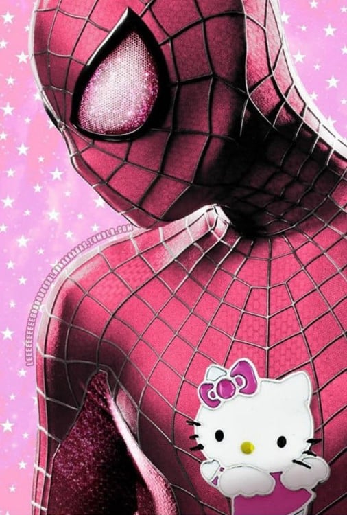 spiderman hello kitty