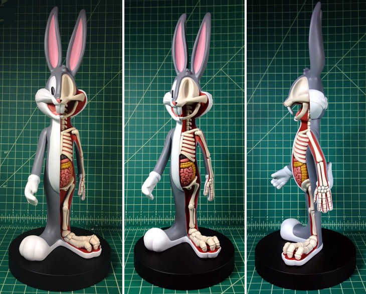 Bugs bunny en esqueleto