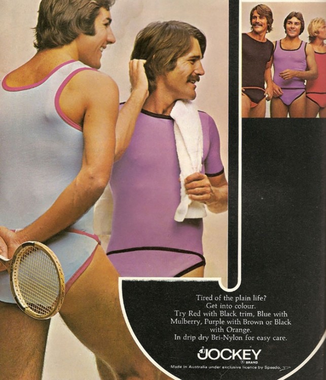 ropa deportiva hombres de los 70