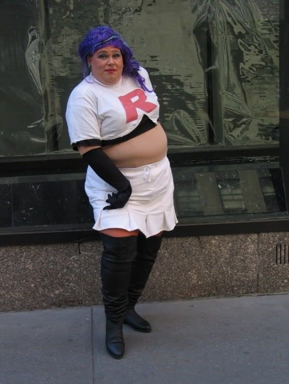 fail cosplay hombre vestidos de mujer