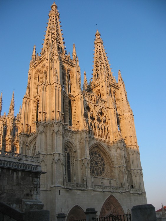 Catedral de Santa María de Burgos en la ciudad de Burgos, España 