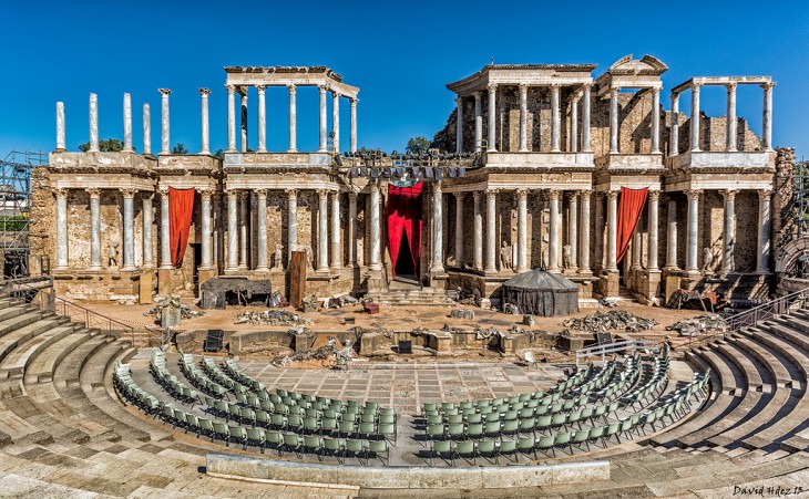 Teatro romano de Mérida, España 