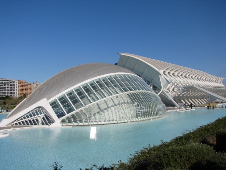 Ciudad de las Artes y las Ciencias en Valencia, España