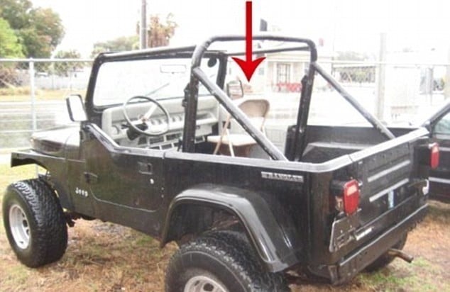 jeep con silla desmontable