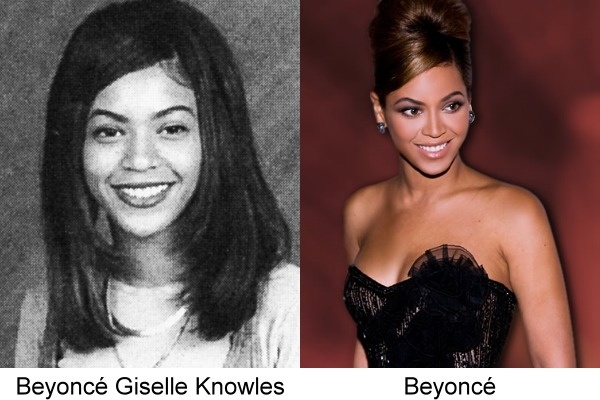 Anuario de fotografías de músicos famosos (Beyoncé) 
