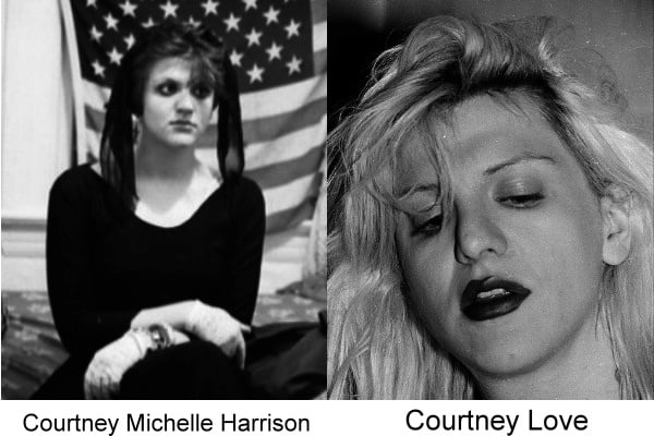Anuario de fotografías de músicos famosos (Courtney Love) 
