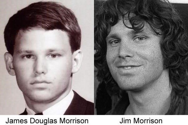 Anuario de fotografías de músicos famosos (Jim Morrison) 