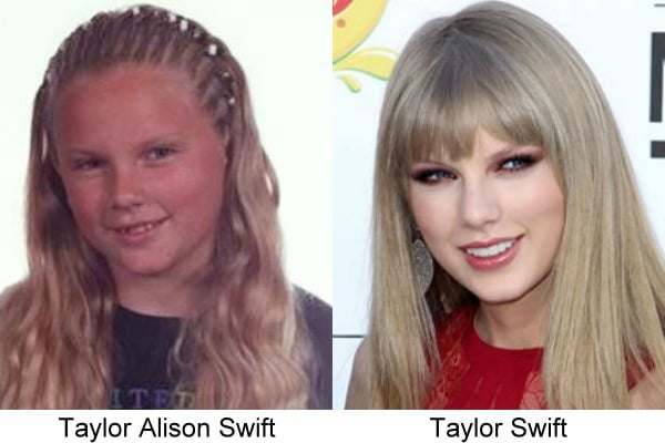 Anuario de fotografías de músicos famosos (Taylor Swift) 