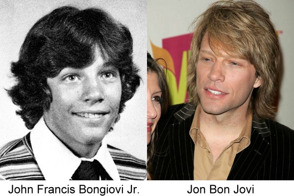 Anuario de fotografías de músicos famosos (Jon Bon Jovi) 