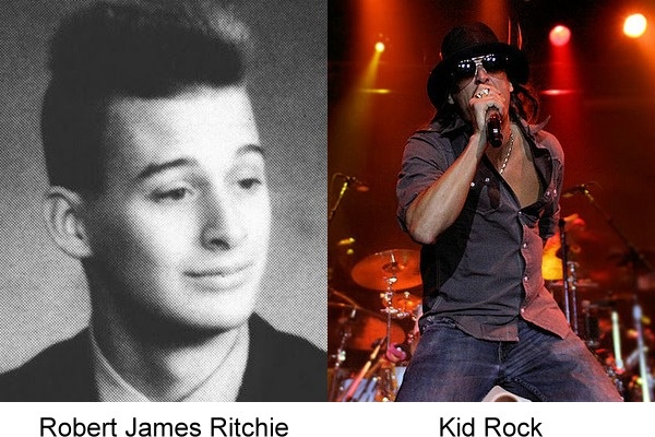 Kid Rock en una imagen que muestra cuando era más joven 