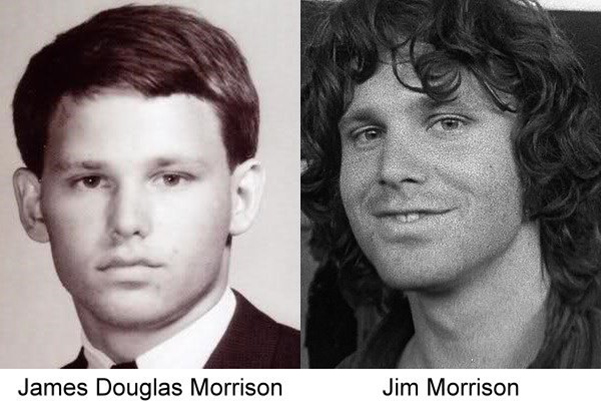 fotografía de cuando era joven Jim Morrison