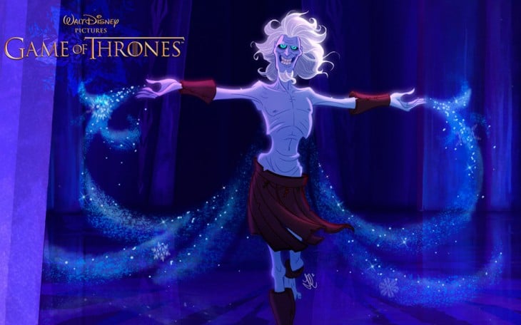 White Walkers de game of thrones diseñado por disney 