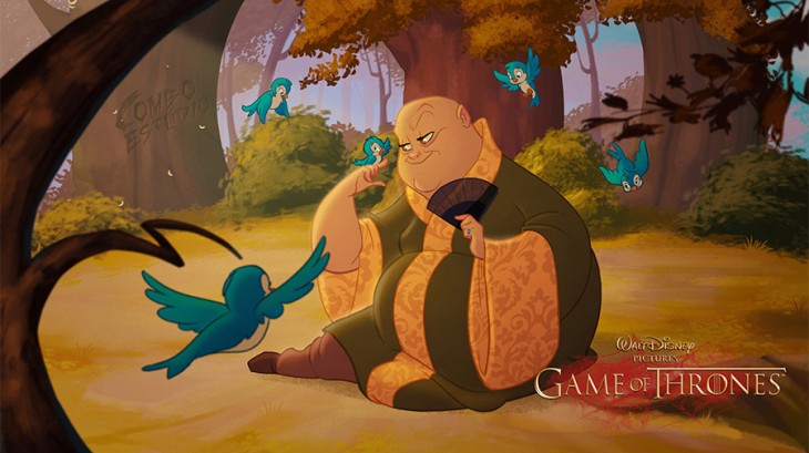 Lord Varys diseñado por Disney 