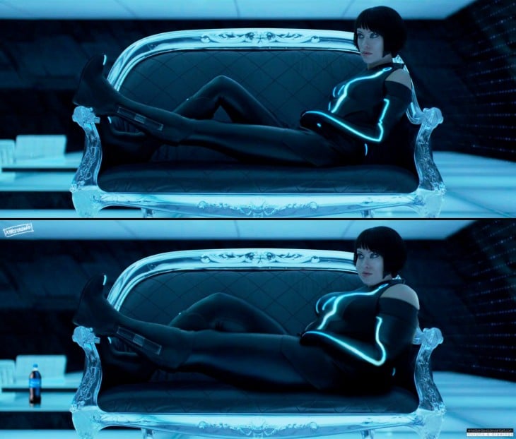 Olivia Wilde "The Tron" con sobrepeso por David Lopera 