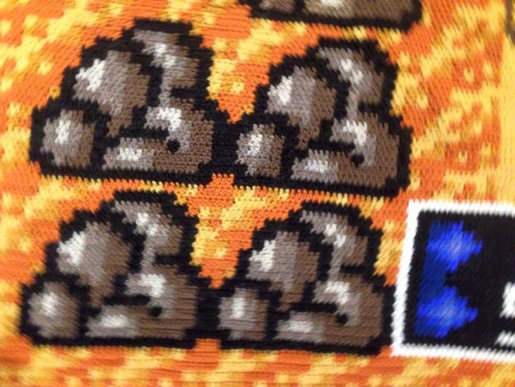 foto cerca de la alfombra del plano de Mario Bross 3